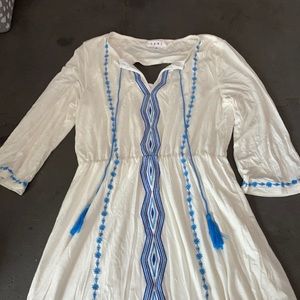 White and Blue dress